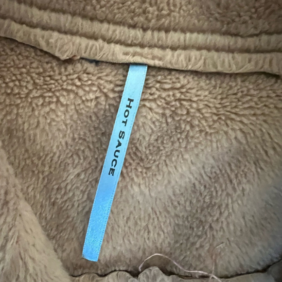 Vintage Hot Sauce denim and Sherpa lined duster coat. Size S - Picture 6 of 6